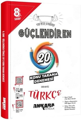 8.⁠ ⁠Sınıf Güçlendiren Türkçe 20'li Konu Tarama Denemesi