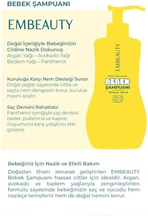 Avokado Yağlı Bebek Ve Çocuk Şampuanı 300 ml