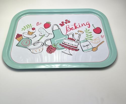 2'li Metal Tepsi Seti – Baking Desenli