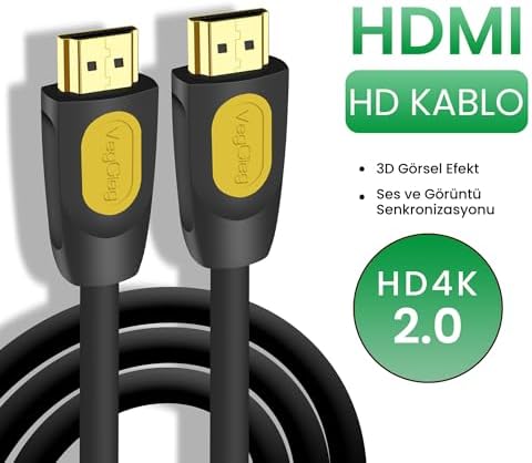 8K/60Hz 4K/120Hz 48Gbps HDR ARC HDCP Fiber Optik HDMI 2.1 Kablo 50 Metre