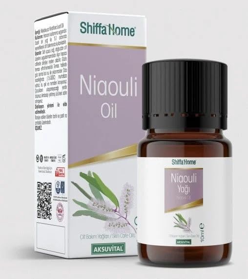 Shiffa Home Niaouli Yağı 10 ml |%100 Saf Uçucu Yağ | Cilt Bakımı, Aromaterapi ve Masaj İçin | Melaleuca Viridiflora