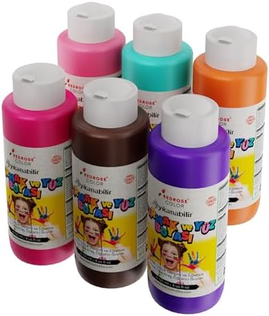 Tamamlayıcı Renkler Parmak Boyası 6'lı Set 6x120 ml