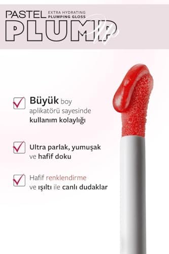 Pastel Plump Up Extra Hydrating Plumping Gloss - Dolgunlaştıran Dudak Parlatıcısı 209 Red Velvet