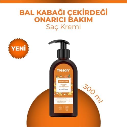 Tresan Bal Kabağı Çekirdeği Onarıcı Sülfatsız Bakım Saç Kremi 300 ml