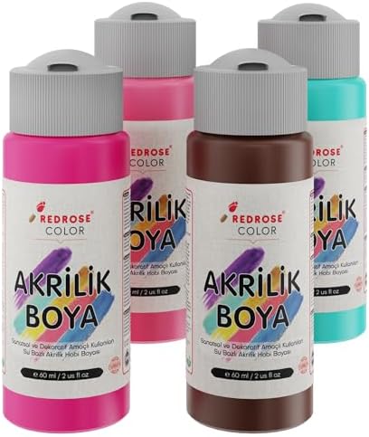 Tamamlayıcı Renkler Akrilik Boya 4'lü Set 4x60 ml