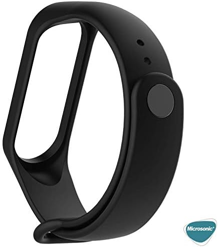 Mi Band 6 için Silikon Kordon Siyah