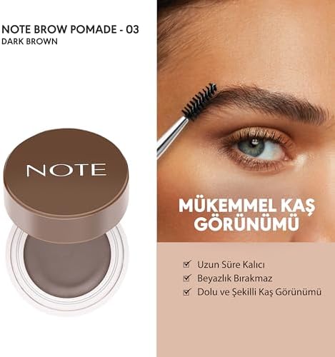 Note Brow Pomade 03 Dark Brown Kalıcı Kaş Pomadı