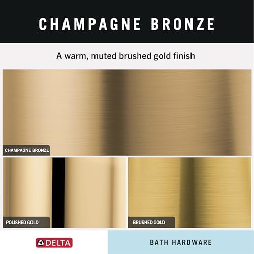 (champagnebronze) - 77736-CZ Vero Champagne Bronze Double Robe Hook