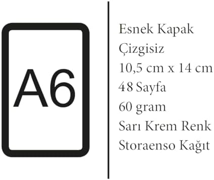 Saint Series II - A6, Caravaggio 4'lü Defter Seti IV, Çizgisiz, Toplam 192 Sayfa, Her biri 48 Sayfa, Tel Dikiş, Esnek Kapak, Oval Kenar, Tuval Doku, 60 gram, Sarı Krem Renk