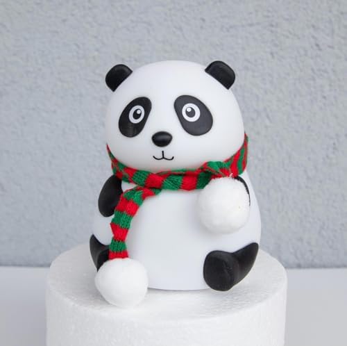 Yumuşak Silikon Mini Gece Lambası Dekoratif Işık Derecesi Ayarlanabilir Yatak Odası Lambası Kitap Okuma Lambası Çocuk Odası 106x112x136mm QY006 (Atkılı - QY006)