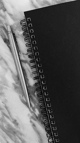 Spiralli Defter, Siyah Kapaklı, A5 Boyutunda (15x21 cm), 100 Yaprak(Çizgisiz)