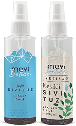 Sade ve Kekikli Sıvı Tuz Paketi