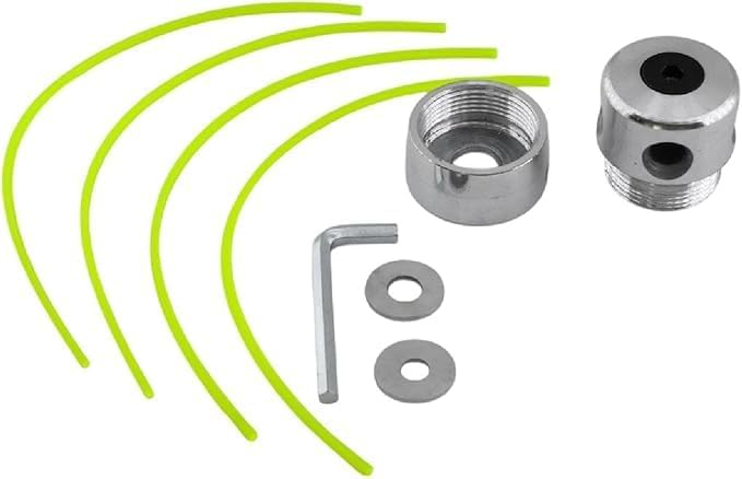 İkili Örümcek Kafa Tırpan Başlığı, Çift Yönlü Kesici, Metal Misinalı Çim Biçme Aparatı