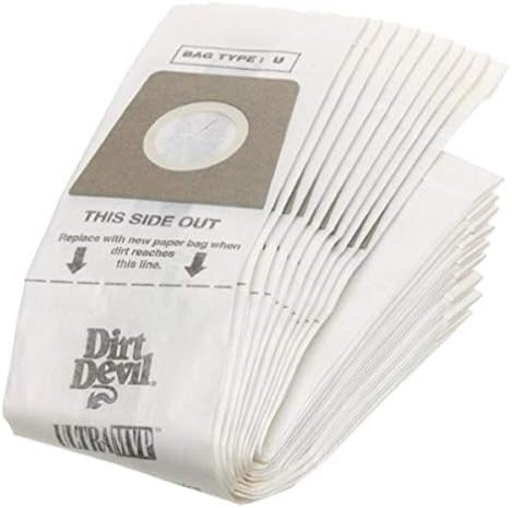 Dirt Devil Tip U Vakum Torbaları (10'lu Paket), 3920048001