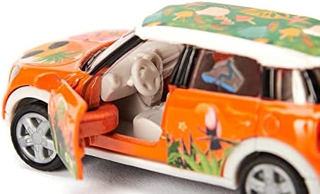 siku 6507, El İşi Seti Style my siku, MINI Countryman Summer, Oyuncak Araba, Metal/Plastik, Turuncu, Kişisel Tasarım için Çıkartma Kemeri Dahil, Açılabilir Kapılar