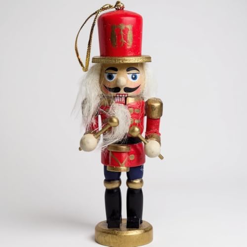 13cm Nutcracker Ahşap Asker Fındıkkıran, Fındıkkıran Asker Şekilli Kukla Ahşap Dekoru Festival Dekoru Yılbaşı Nodel Süsleri Hediyelik Eşya (6'lı paket Model3, 13 cm)