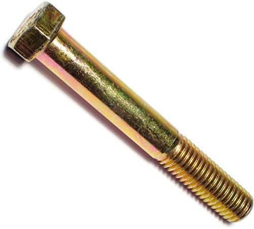 014973254162 8. Sınıf Kaba Altıgen Başlı Vidalar, 9/16-12 x 4, Adet-5, sarı