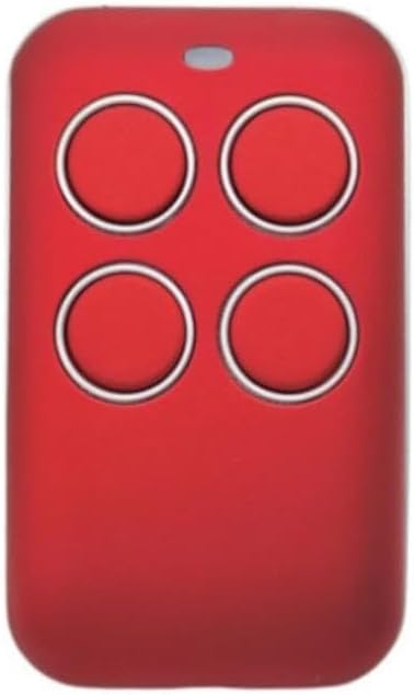 Akıllı Kodlanabilir Kopyalanabilir Kumanda 433 MHz – Otomatik Kapı, Kepenk ve Panjur Uyumlu Şık Tasarım - Kırmızı