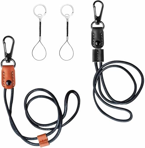 Ayarlanabilir Askı, Premium PU Deri ve Metal Klips, Uzunluk Ayarlanabilir Boyun Kayışı, Günlük Kullanım için Pratik Çözüm, Kimlik Kartı ve Telefon Askısı