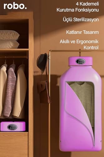 Katlanır Çamaşır Kurutma Makinesi Pembe