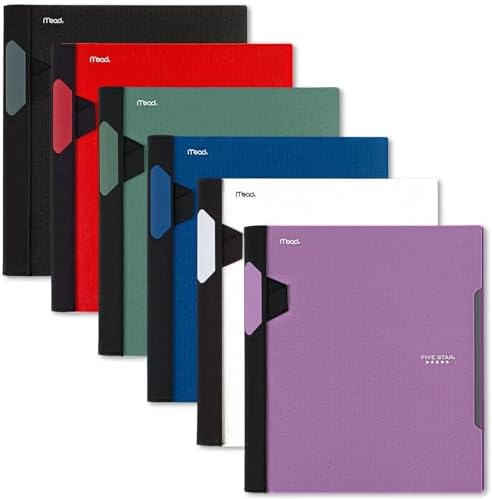 Star Advance spiral notebook-standart boyut, Thema, 100 College-Ruled yaprak, 27,9 X 21,6 cm Boyut, siyah (72162) 1 Packung