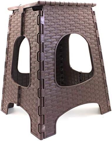 Onur Büyük Boy Koyu Kahverengi Katlanabilir Plastik Tabure Oturak