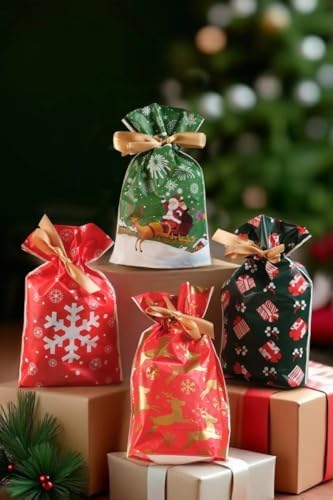 Yılbaşı Ağacı Yılbaşı Hediyelik Kese 8'li Büyük