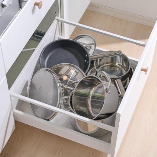 New Variera tencere kapağı düzenleyici paslanmaz çelik çok amaçlı ayarlanabilir uzunluk "2 paket"