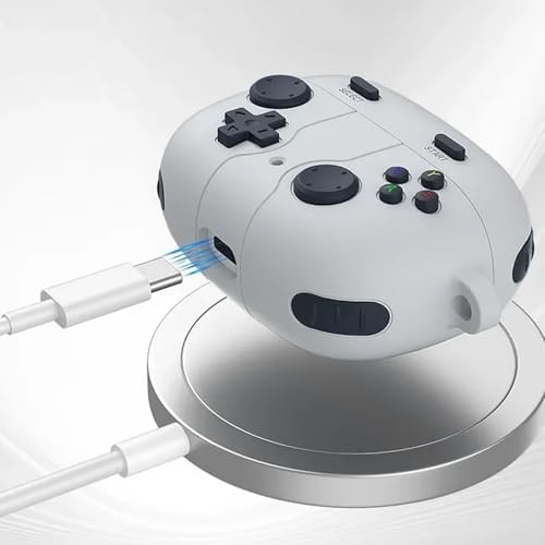 AirPods 4 ile uyumlu 4.Nesil Kılıf Kılıf Retro Görünümlü Kancalı Nint-endo Yumuşak Soft Dokunuş AirPods 4. Nesil Kulaklık Kılıf (Haki, AirPods 4. Nesil)