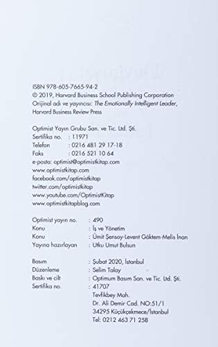 Duygusal Zeka ve Liderlik (Kapak Değişebilir)