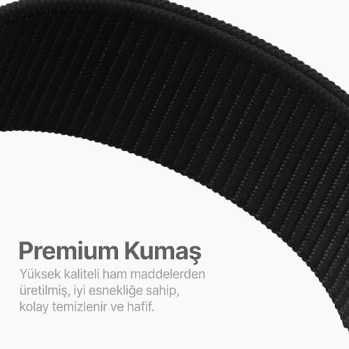 22mm ile Uyumlu Saatler için Hasır 46mm Yumuşak Naylon Kordon (GT6 Pro/GT6/GT5 Pro/GT5/GT4/ 4 Pro/GT3/GT3 Pro/GT2/GT2 Pro)