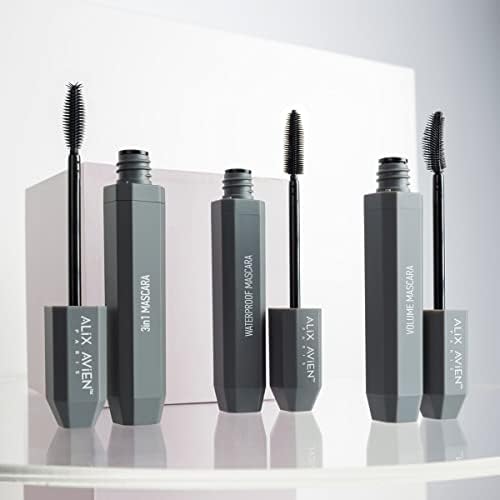 ALIX AVIEN Suya Dayanaklı Yoğun Pigmentasyonlu Hacim Veren Doğal Kıvrımlı Siyah Maskara - Waterproof Mascara