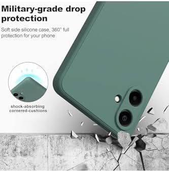 - Galaxy A07 ile uyumlu Kılıf Kamera Korumalı Yumuşak Renkli Silikon + 9H Ekran Koruyucu Cam 2in1 Set