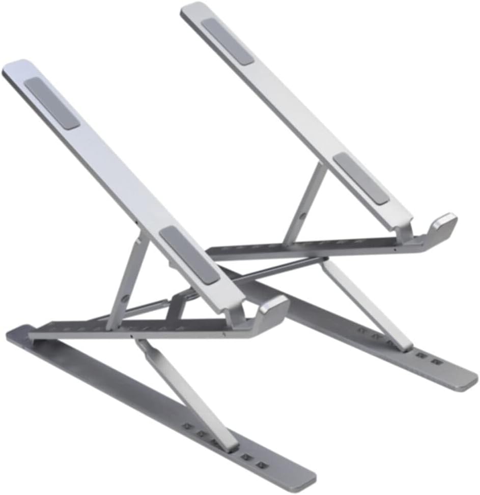 Çift Katlı Ayarlanabilir Laptop Stand Katlanabilir Alüminyum Tablet Notebook Stand Dizüstü Bilgisayar Standı