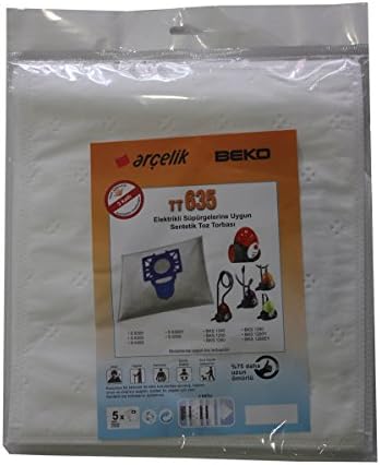 - S 6355 Elektrikli Süpürgeye Uygun Sentetik Toz Torbası