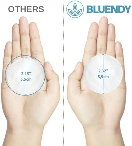 300 Adet Yuvarlak Makyaj Temizleme Pamuğu -%100 Saf Premium Kalite Disk Pamuk, Fondöten ve Makyaj Çıkarma Pedi, Tüy Bırakmaz, Yumuşak ve Taşınabilir (M, Adet, 300)