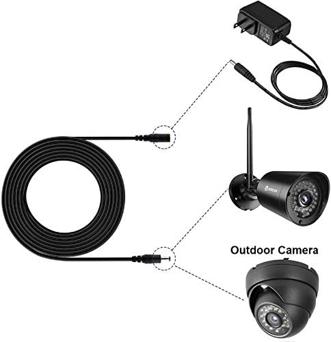 4383 Dc Adaptör Uzatma Kablosu 2 m 5.5mm x 2.1mm Dişi Erkek