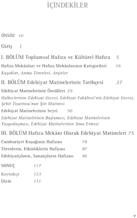 Türkiye’de Edebiyat Matineleri: Bir Hafıza Mekanı İncelemesi