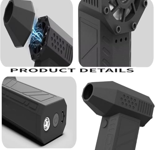 Turbo Jet Fan 120.000 RPM Şarjlı Ek Başlıklı 3 Kademeli Fenerli Basınçlı Hava Püskürtme Temizleyici – Taşınabilir Toz Üfleme PC Klavye Kasa Oto Araç Kurutucu Su İtici Araba Temizliği Mangal Fanı