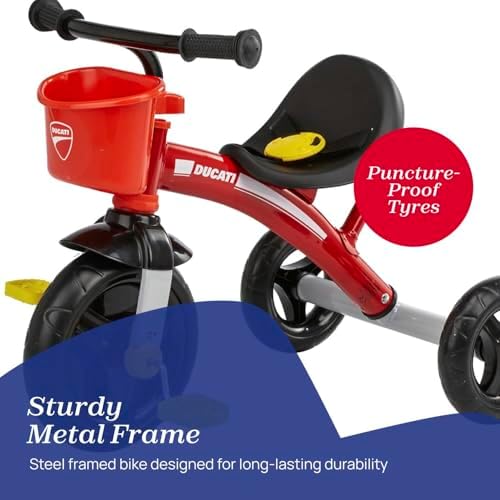 Itme Kollu Çocuk Üç Tekerlekli Bisikleti Ducati U-Go Trike