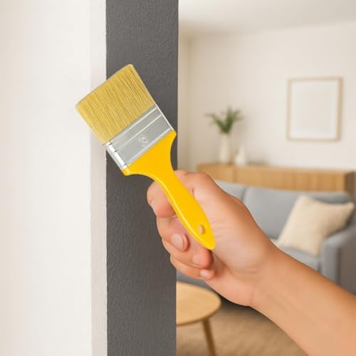 3’lü Kestirme Boya Fırçası Seti – Plastik Saplı, Sentetik Kıllı, Duvar, Ahşap ve Hobi Boyaları İçin Uygun Fırça Seti (No: 2-3-4)