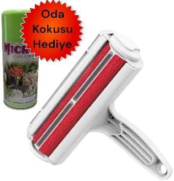 Micron Hazneli Kedi Köpek Tüy Temizleyici Kıl Toz Toplayıcı Kazak Halı Tiftik Temizleyici Gırgır 2 Yönlü Oda Kokusu Hediyeli