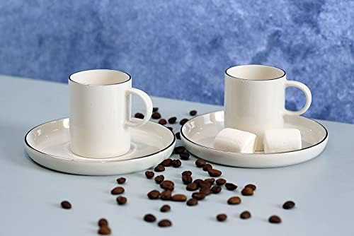 Chopin Platin Kahve Takımı 4 Parça