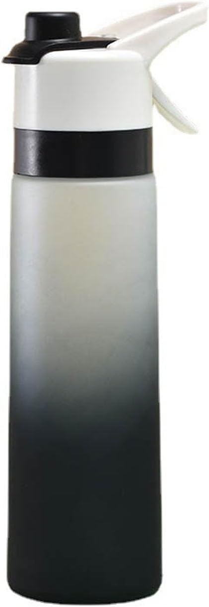 Sprey Su Şişesi, Premium 650ml Kapasite, Sızma Önleyici Tasarım, Fitness ve Kullanım İçin İdeal, Ergonomik Tutuş, Kolay Taşınabilir (Siyah Renk)