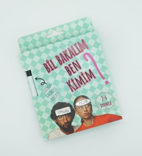 Bil Bakalım Ben Kimim? – Silinebilir Kalemli Eğlenceli Tahmin Oyunu (2–6 Oyuncu)