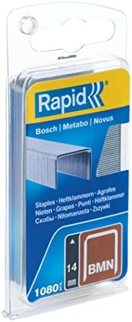 Zımba teli Tip BMN 14 mm Zımba teli, 1.080 adet, ve el ve elektrikli zımba için ince tel kıskaçlar