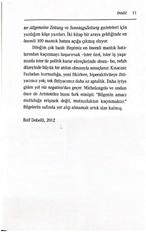 Akıllıca Davranma Sanatı: Kaçınmanız Gereken 52 Davranış Hatası