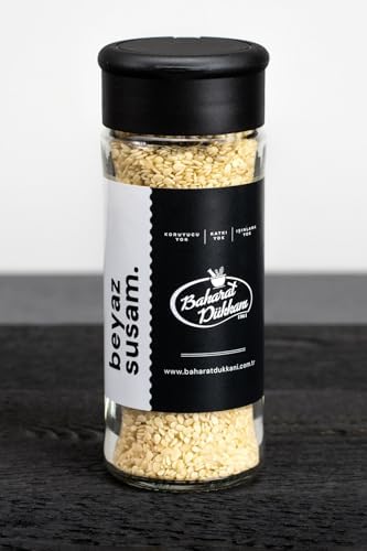Baharat Dükkanı Beyaz Susam 65gr (cam)