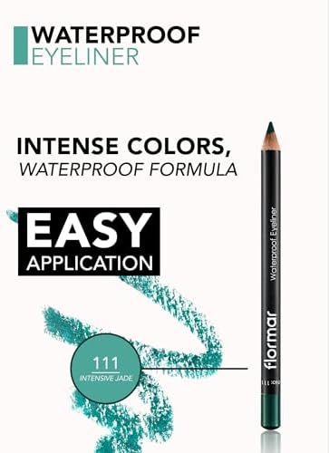 Uzun Süreli Kalıcı Etki Suya Dayanıklı Göz Kalemi Yeşil Waterproof B.Q.White