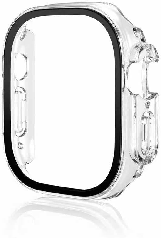 Ultra 49mm ile uyumlu Şeffaf Kasa ve Ekranı Tam Kapatan Kompakt Yapılı Gard Ultra Şeffaf ekran koruma